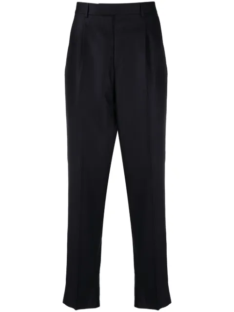 Zegna pleated tailored trousers Blue 630F03A675PM12