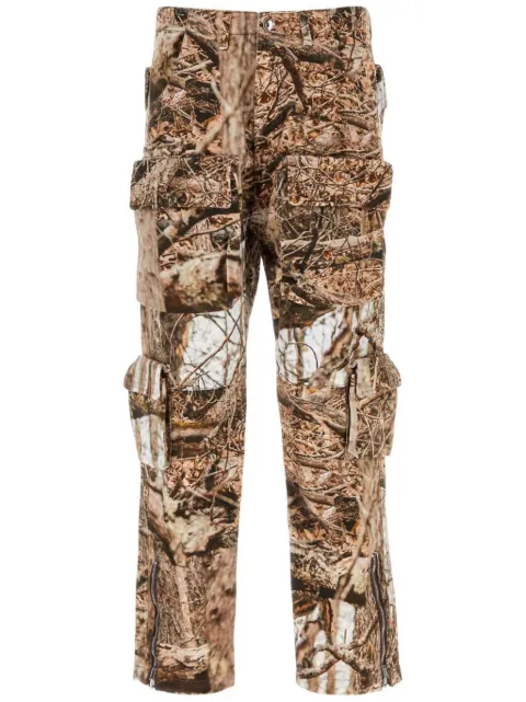 1989 STUDIO camouflage-print trousers Brown D0756