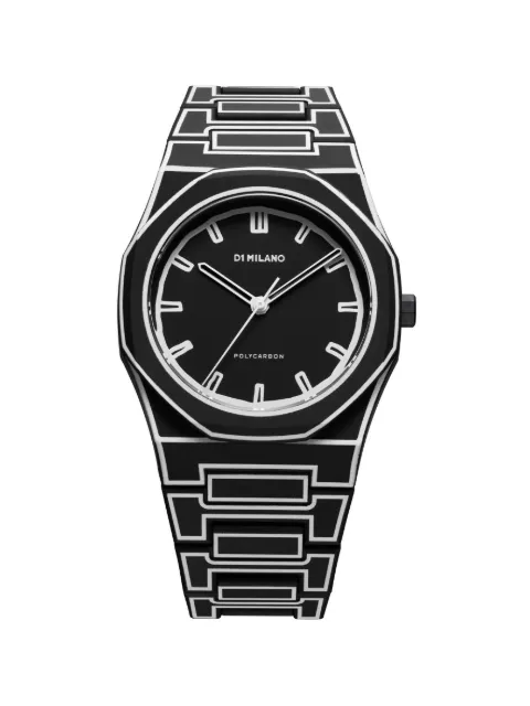 D1 Milano Polycarbon 40.5mm watch Black PCBJ33