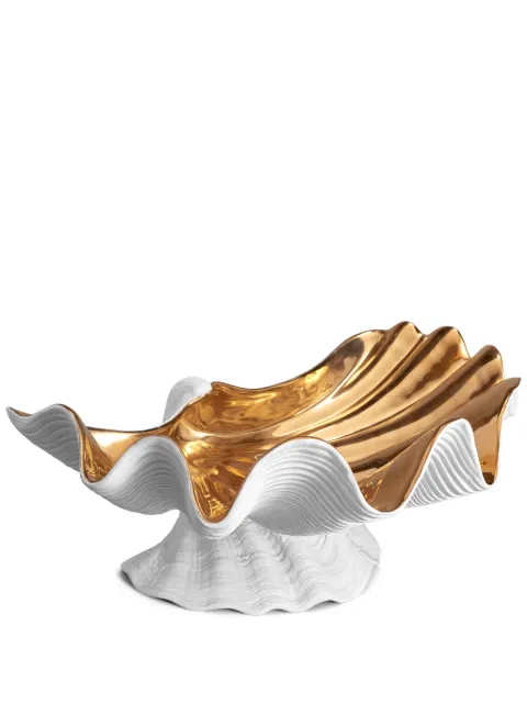 L'Objet extra large Neptune porcelain bowl (37cm) White NE202