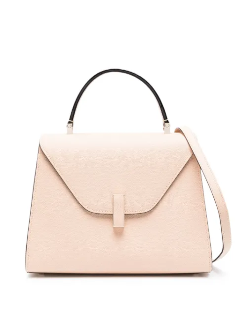 Valextra Iside pebbled-leather crossbody bag Neutrals WBES0056028LOC