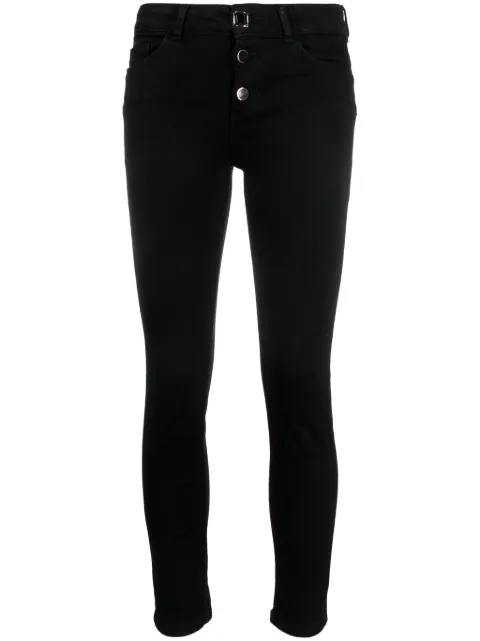 LIU JO mid-rise skinny-cut jeans Black UF3054D4614