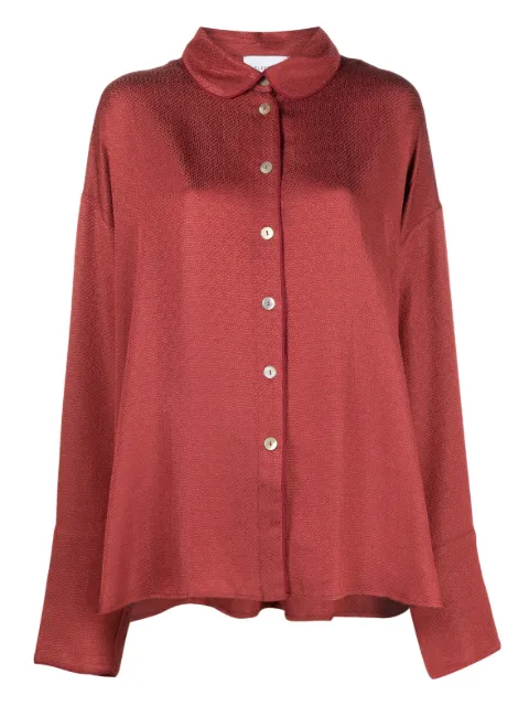 Sleeper Pastelle jacquard-pattern pyjama top Red OS2328S