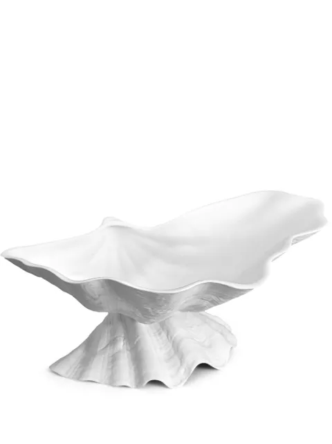 L'Objet Medium Neptune porcelain bowl (27cm) White NE100