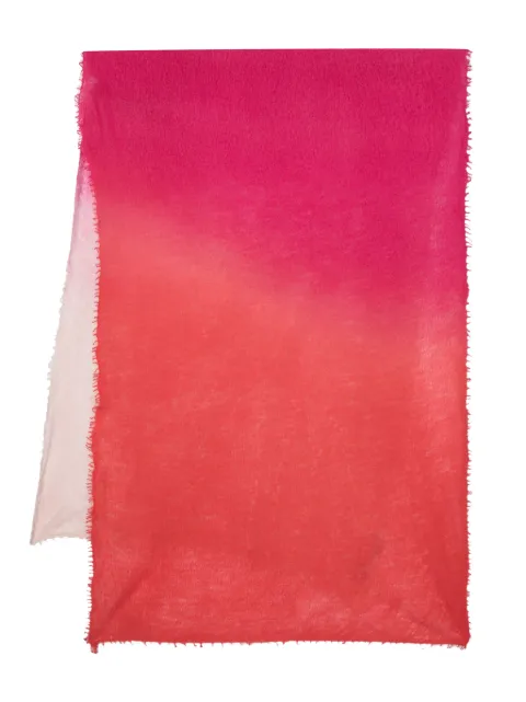MOULETA frayed cashmere scarf Pink 322507