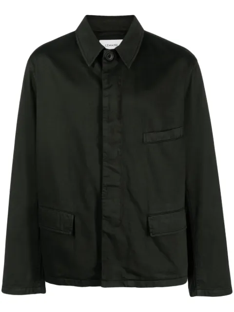 LEMAIRE long-sleeve shirt jacket Green OW1023LF1139