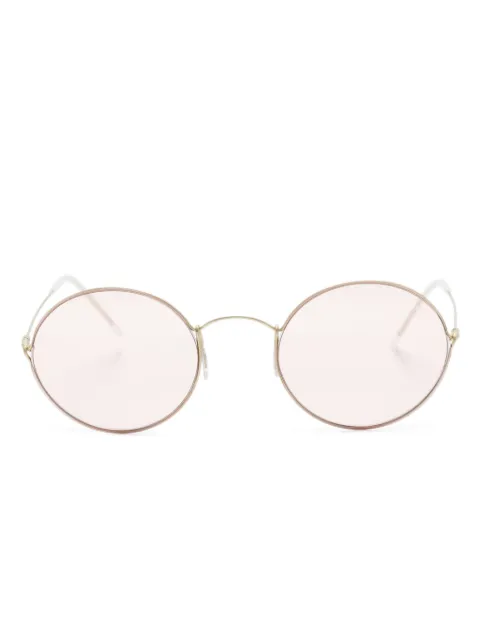 Giorgio Armani round-frame tinted sunglasses Gold AR6115T