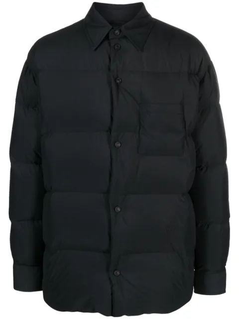 Off-White button-front puffer jacket Black OMEJ001F23FAB0021010