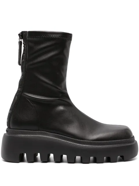 Vic Matie Saudi embossed-logo ankle boots Black 1D7404DB06W120