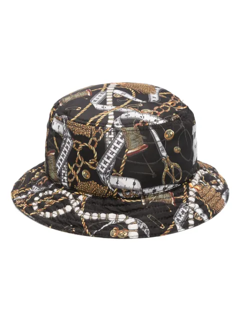 Moschino Barocco-print bucket hat Black A92218272