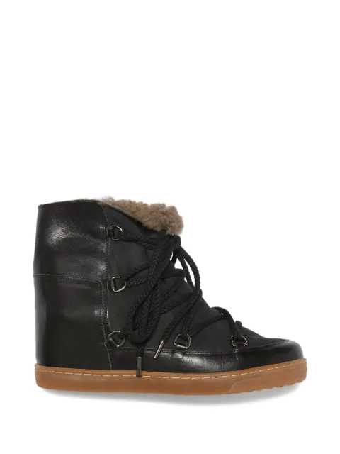 ISABEL MARANT Nowles lined après-ski boots Black BO0039FAA3O50S