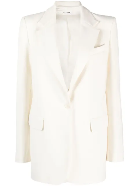 P.A.R.O.S.H. long-sleeve single-breasted blazer White RANDYD420284