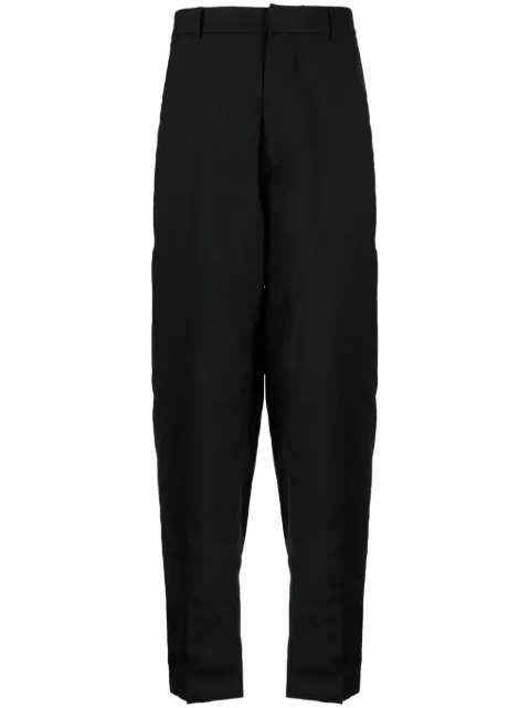 Lardini wool-blend tapered tailored trousers Black ITKAIITSK61406