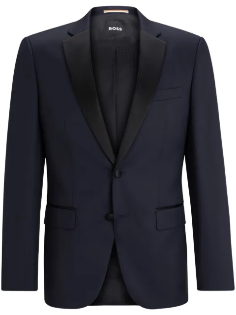 BOSS Slim-Fit Tuxedo jacket Blue 50469191