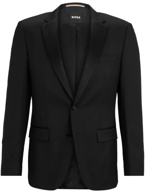 BOSS Huge Slim-Fit Tuxedo jacket Black 50469191