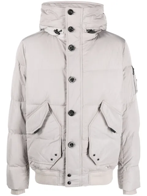 Belstaff Radar hooded padded jacket Grey 104681