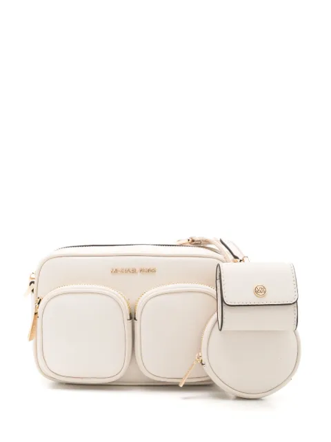 Michael Michael Kors small Jet Set leather crossbody bag White 35S2GTTC6L