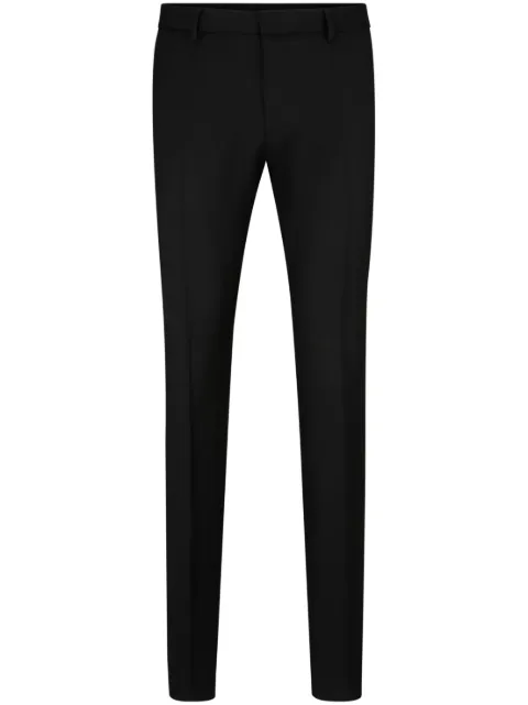 BOSS straight-leg wool trousers Black 50469184