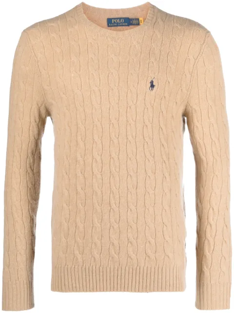Polo Ralph Lauren cable-knit sweater Neutrals 710876762009
