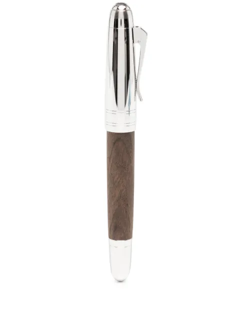 Graf von Faber-Castell Magnum wood-detail rollerball pen Silver 146388