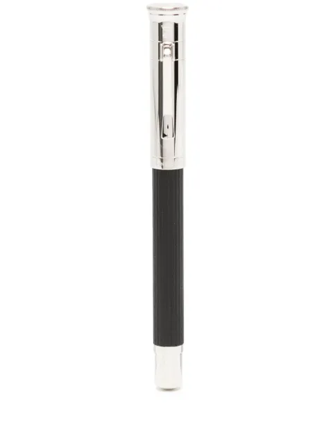 Graf von Faber-Castell wood-detailing rollerball pen Black 145511