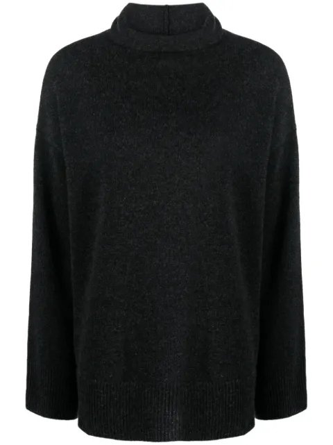 ASPESI roll-neck cashmere jumper Grey 33574567