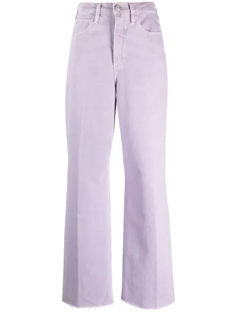 FRAME high-rise wide-leg jeans Purple HNTWLRA728