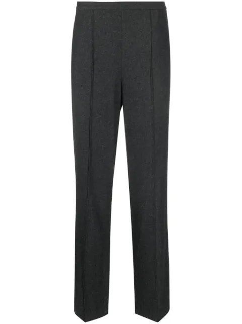Vince high-waist tailored tapered trousers Grey V977422273