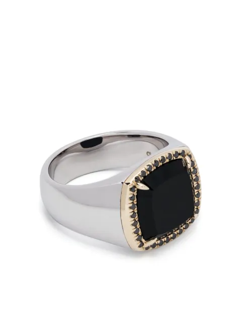 Tom Wood May mixed-hardware ring Silver 100661