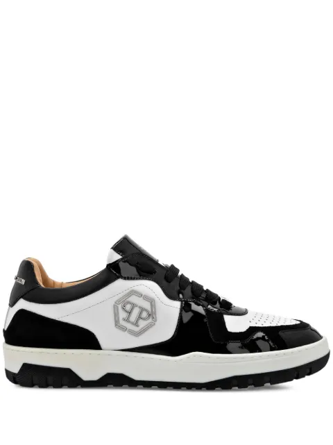 Philipp Plein panelled leather sneakers Black SADSUSC0546PLE010N