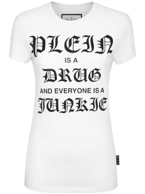 Philipp Plein Sexy Pure cotton T-shirt White SADCWTK3120PJY002N
