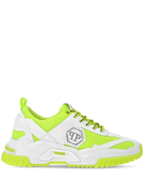 Philipp Plein Predator panelled sneakers Yellow SADSUSC0569PTE003N