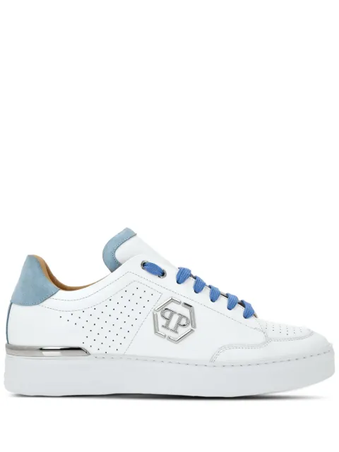Philipp Plein Hexagon panelled low-top sneakers White SADSUSC0537PLE022N