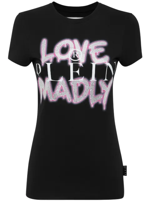 Philipp Plein Pure crystals-embellished T-shirt Black SADCWTK3113PJY002N