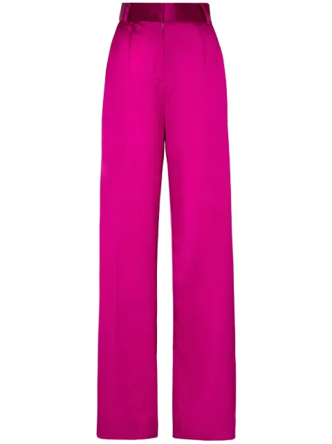 Philipp Plein high-waisted wide-leg trousers Pink SADCWRT1465PTE003N