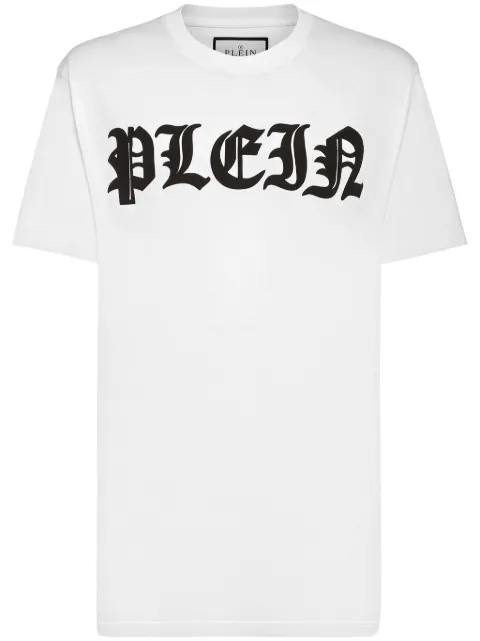 Philipp Plein Gothic Plein cotton T-shirt White SADCMTK6859PJY002N