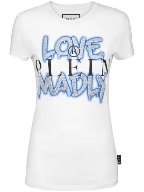 Philipp Plein Pure crystals-embellished T-shirt White SADCWTK3113PJY002N