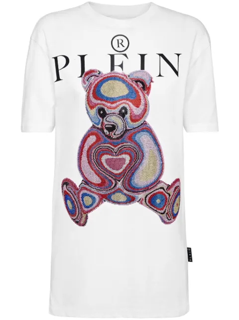Philipp Plein logo-print cotton T-shirt White SADCWTK3107PJO002N