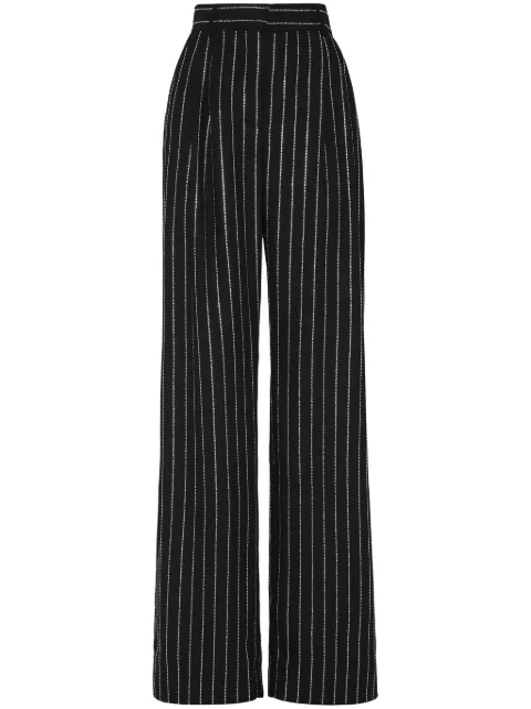 Philipp Plein striped tailored trousers Black SADCWRT1471PTE008N