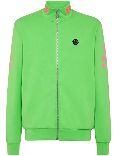 Philipp Plein embroidered bomber jacket Green SADCMJB3301PJO002N
