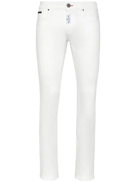 Philipp Plein low-rise skinny jeans White SADCMDT3697PDE004N
