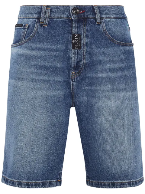 Philipp Plein Formentera low-rise denim shorts Blue SADCMDT3755PDE004N