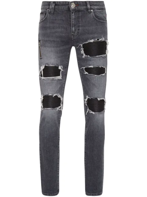 Philipp Plein Rock Star slim-cut jeans Black SADCMDT3703PDE004N