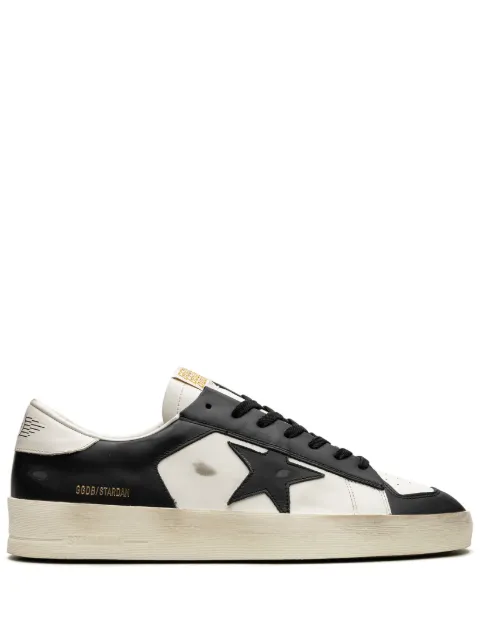 Golden Goose Stardan trainers in white and black leather Black GMF00128F002186