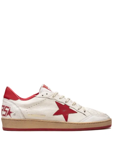 Golden Goose Ball Star trainers in white leather White GMF00117F000325