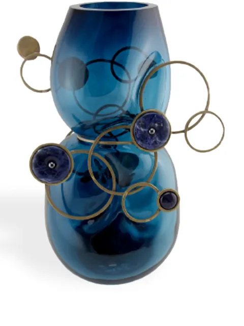 Vanessa Mitrani Fairground glass vase (350mm) Blue 1200000148903