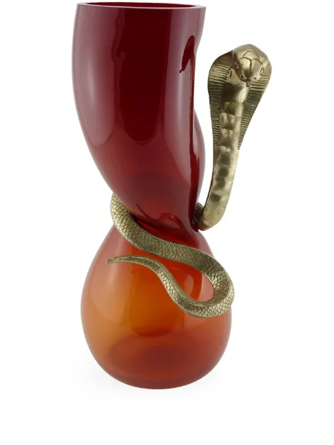 Vanessa Mitrani Cobra glass vase (400mm) Red 1200000148859