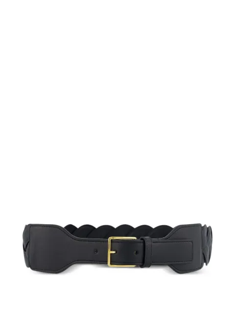 Altuzarra braided calf-leather square-buckle belt Black 7645LLS036SG0001
