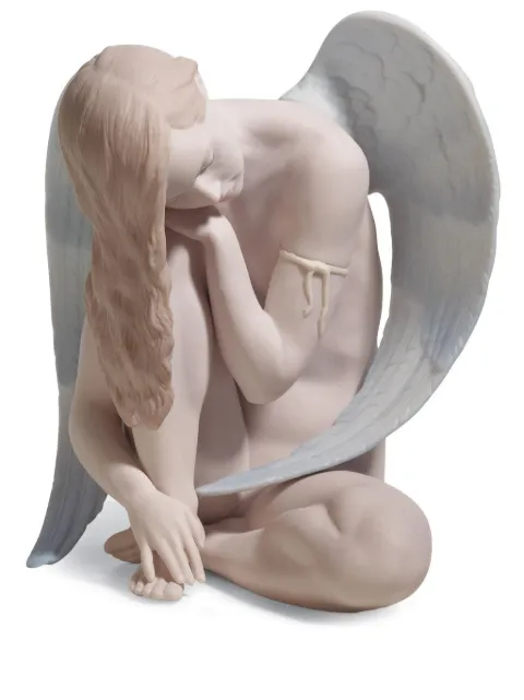 Lladró Wonderful Angel porcelain figurine (17cm) Pink 01018236