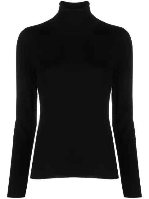 Zanone fine-knit high-neck jumper Black 853072ZM696